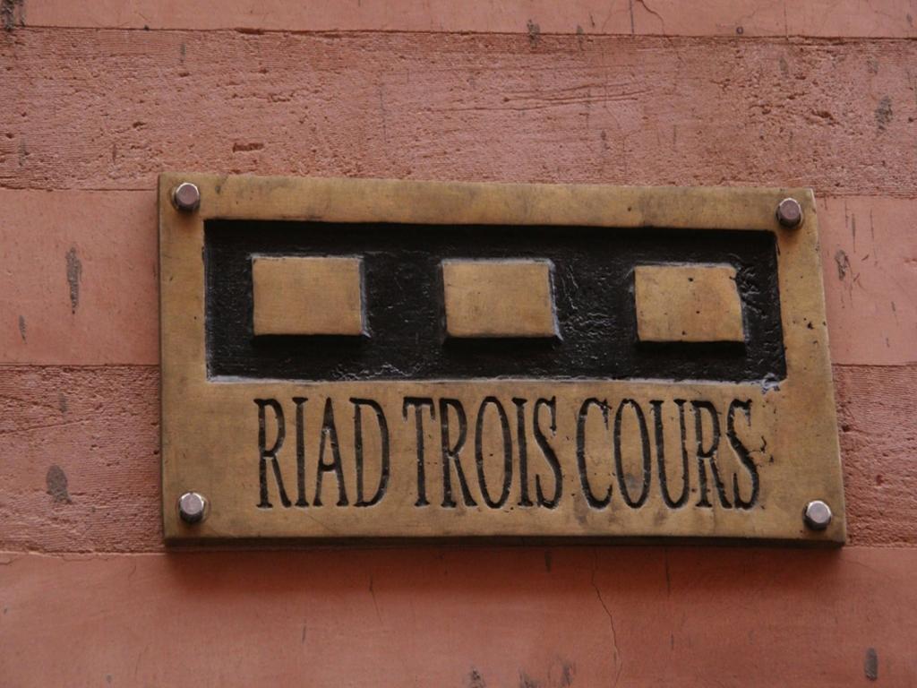 Riad Les Trois Cours Marrakesh Eksteriør billede